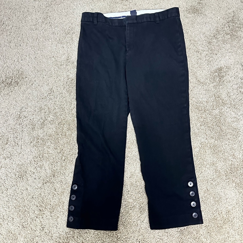 GAP stretch black corduroy pants